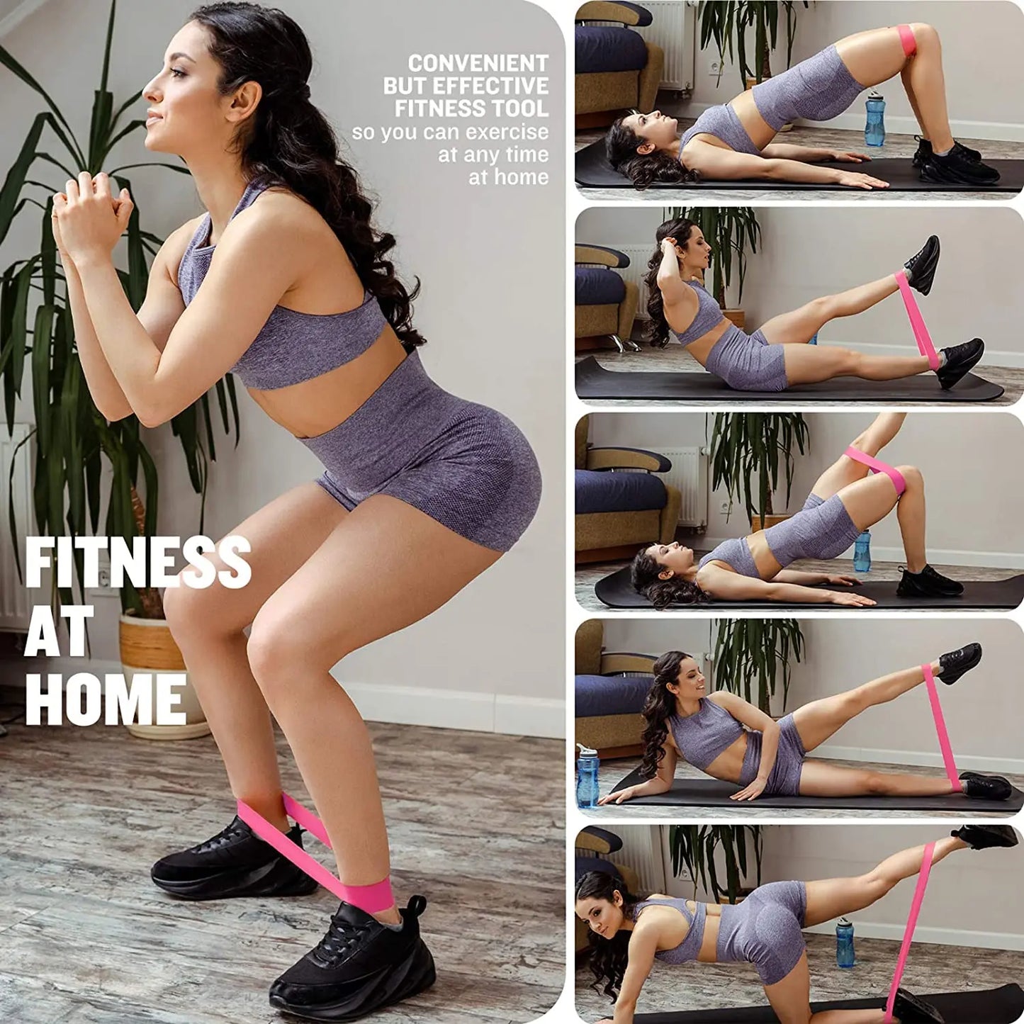 Booty-Building Resistance Bands for Women – Gym & Home