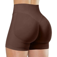 High Waisted Yoga Shorts Women - Booty Lift