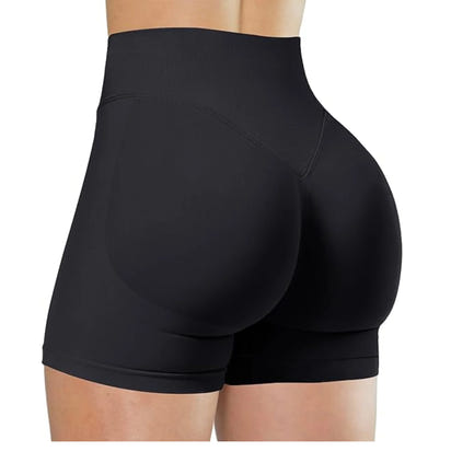 High Waisted Yoga Shorts Women - Booty Lift