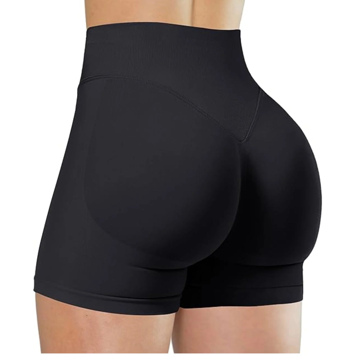 High Waisted Yoga Shorts Women - Booty Lift