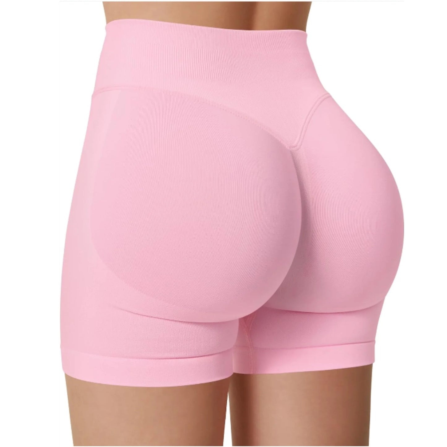 High Waisted Yoga Shorts Women - Booty Lift