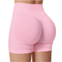 High Waisted Yoga Shorts Women - Booty Lift