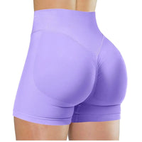 High Waisted Yoga Shorts Women - Booty Lift