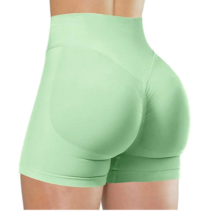 High Waisted Yoga Shorts Women - Booty Lift