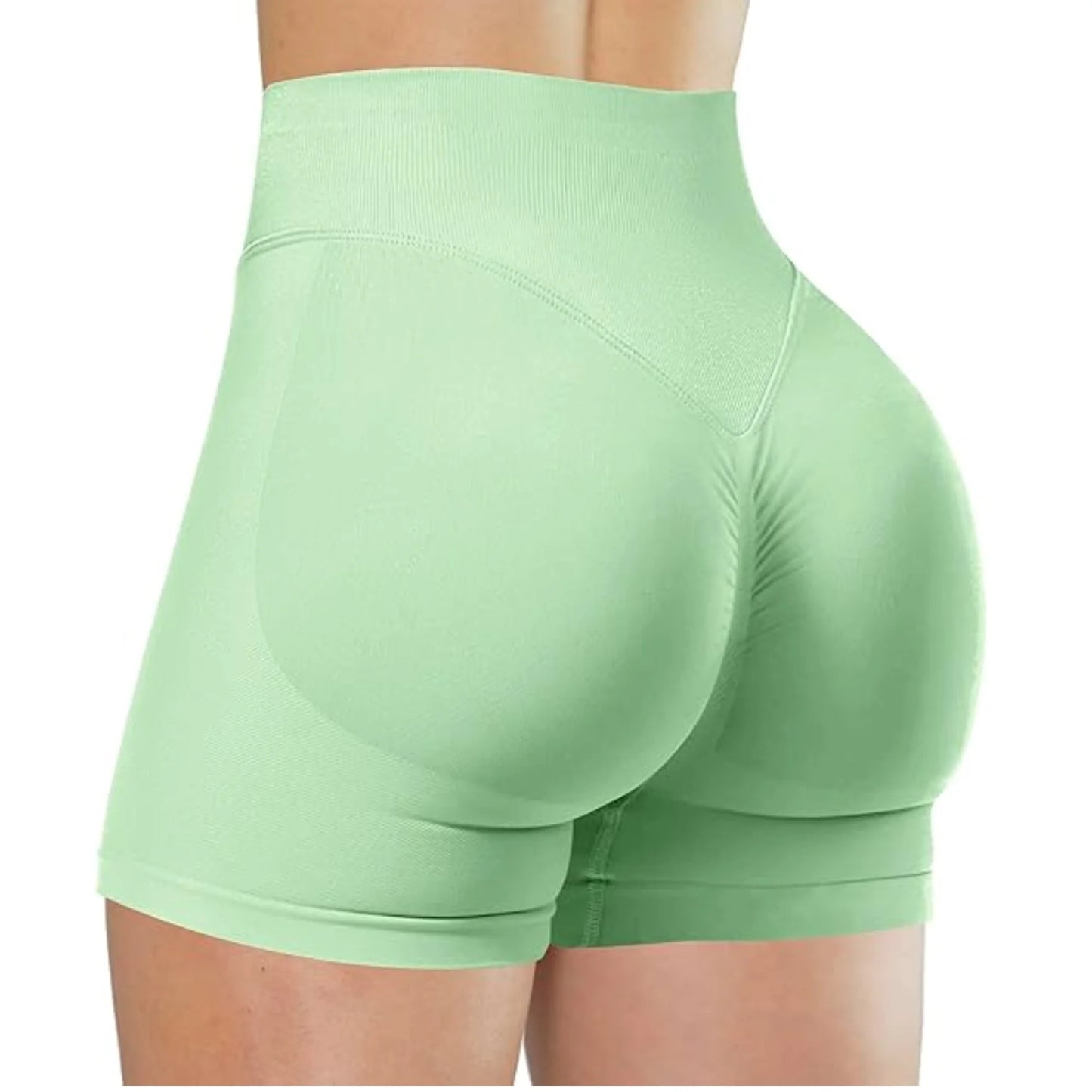 High Waisted Yoga Shorts Women - Booty Lift