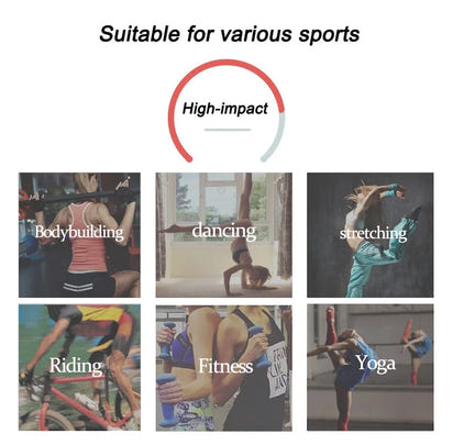 High-Support Cross-Back Sports Bra with Pads – Yoga & Gym