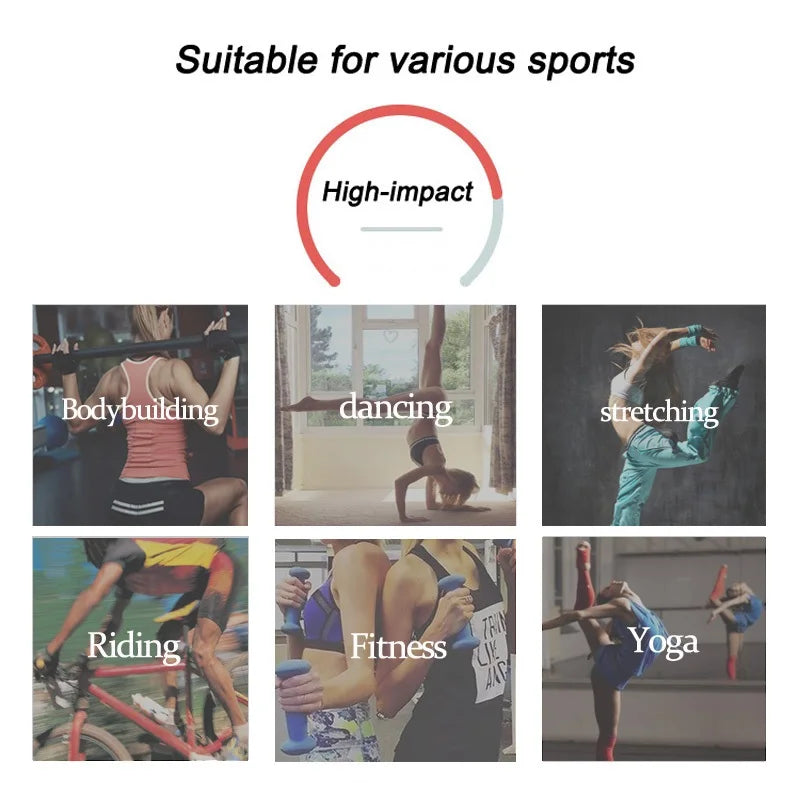 High-Support Cross-Back Sports Bra with Pads – Yoga & Gym