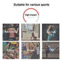 High-Support Cross-Back Sports Bra with Pads – Yoga & Gym