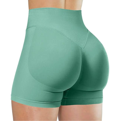 High Waisted Yoga Shorts Women - Booty Lift