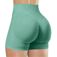 High Waisted Yoga Shorts Women - Booty Lift