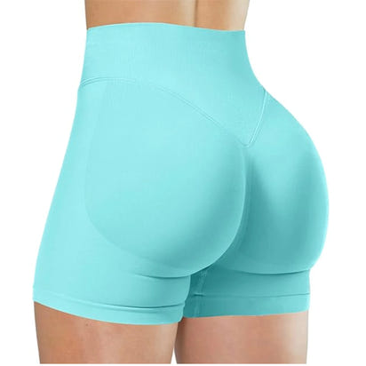 High Waisted Yoga Shorts Women - Booty Lift