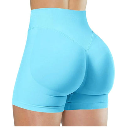 High Waisted Yoga Shorts Women - Booty Lift